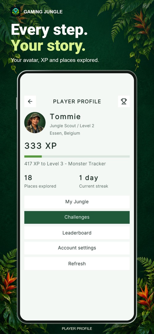 Your Gaming Jungle player profile